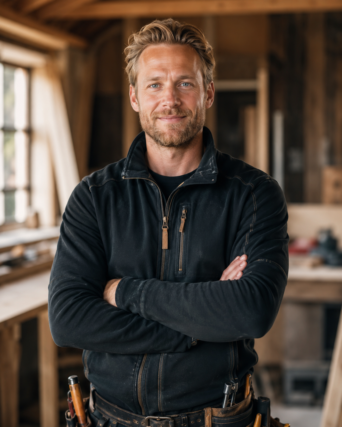 Johan Ek, outdoor construction lead at Trygga